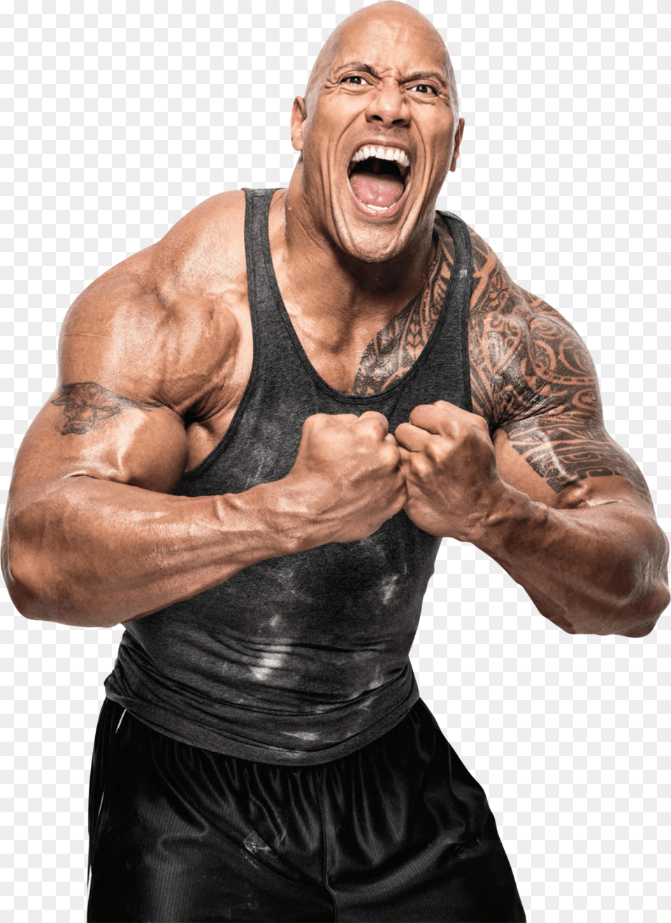 Bodybuilding, Angry, Face, Head, Person Free Png Download