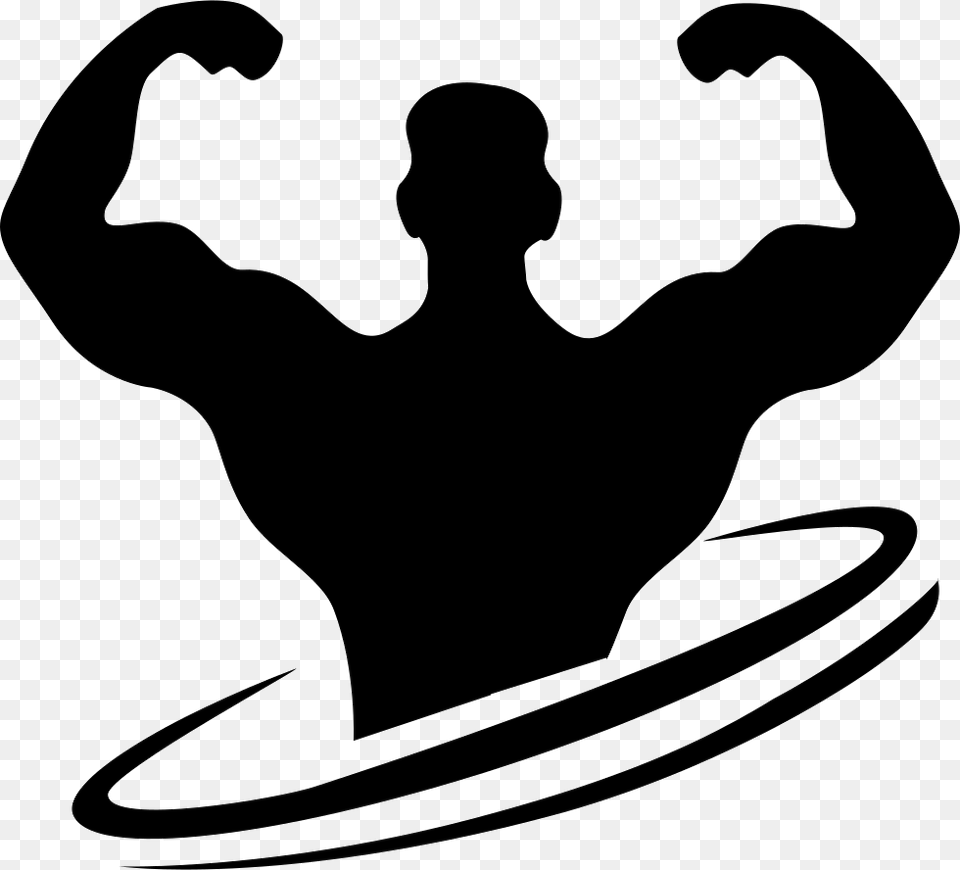Bodybuilding, Silhouette, Stencil, Toy, Head Free Transparent Png