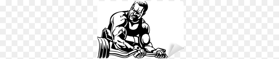 Bodybuilding And Powerlifting Bodybuilding Stiker, Stencil, Ammunition, Grenade, Weapon Free Png Download