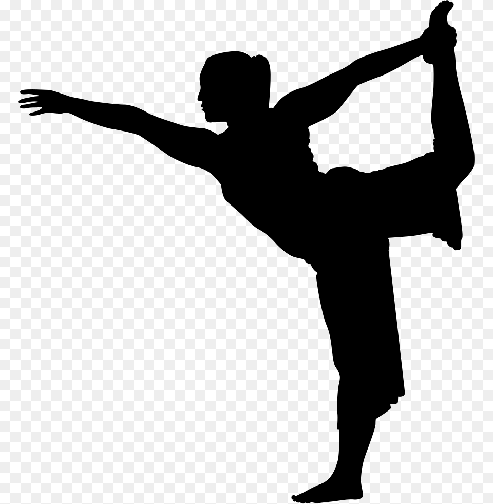 Bodybuilding Comments Yoga, Dancing, Leisure Activities, Person, Silhouette Free Png Download