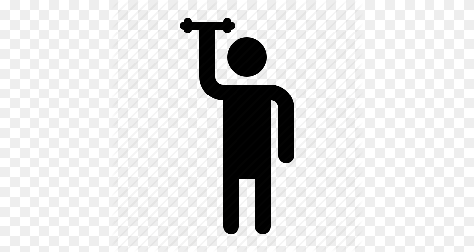 Bodybuilding Dumbell Exercise Fitness Lifting Weight Workout, Silhouette Free Png Download