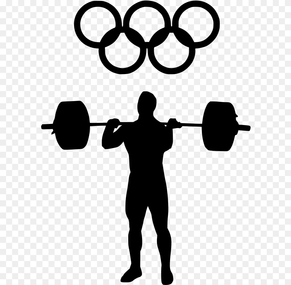 Bodybuilding Icon, Gray Png