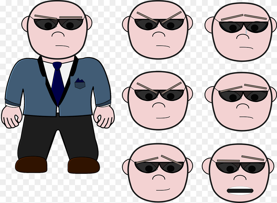 Bodyguard Accessories, Sunglasses, Glasses, Person Free Png Download