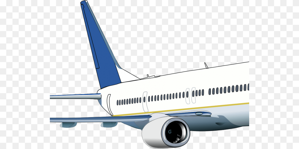 Boeing 737 Clipart, Aircraft, Airliner, Airplane, Transportation Png Image