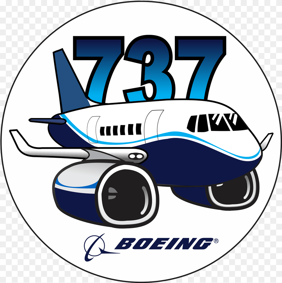 Boeing Boeing 737 Sticker, Aircraft, Transportation, Vehicle, Airplane Free Transparent Png