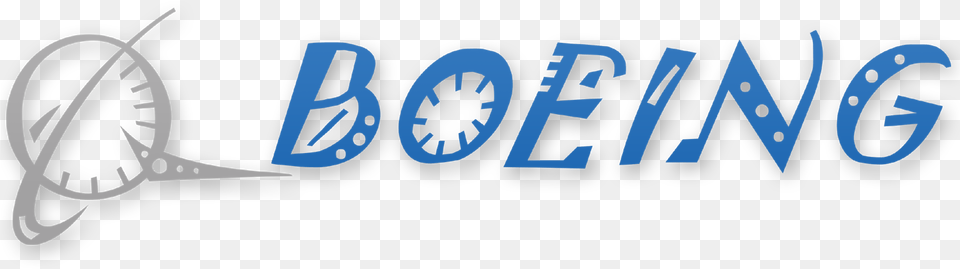 Boeing Logo In Jokerman Font Graphics, Text Png Image