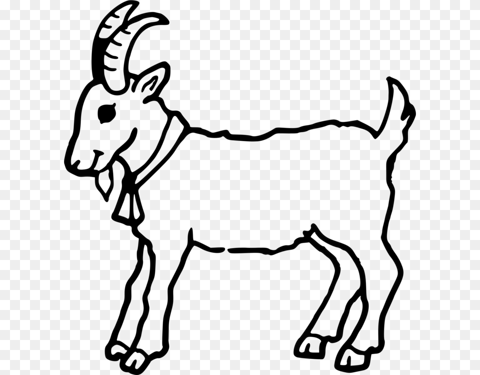 Boer Goat Coloring Book Cute Colouring Anglo Nubian Goat Child, Gray Free Png