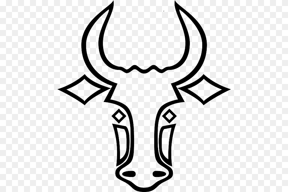 Boer Goat Outline, Animal, Bull, Mammal, Stencil Free Png