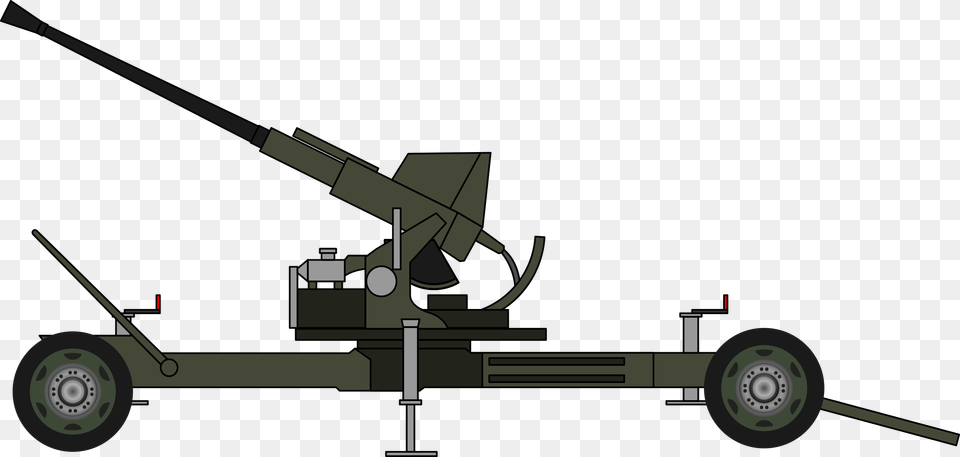 Bofors 40mm Gun Clip Arts Artillery Gun Clipart, Weapon, Device, Grass, Lawn Png Image