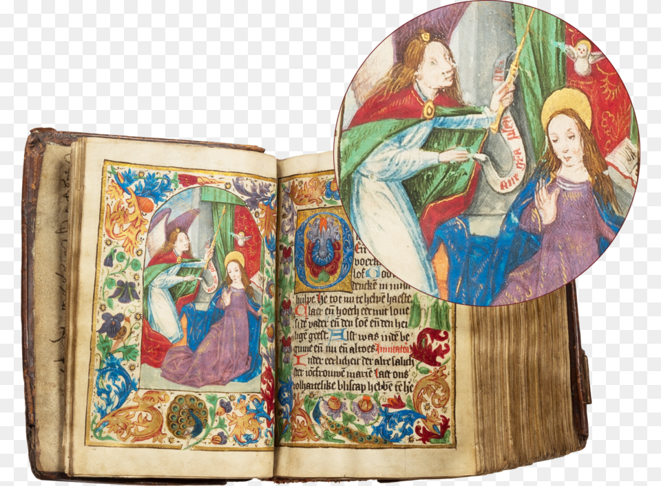 Boh 141 Book Of Hours With 7 Inserted Full, Publication, Adult, Person, Woman Png Image