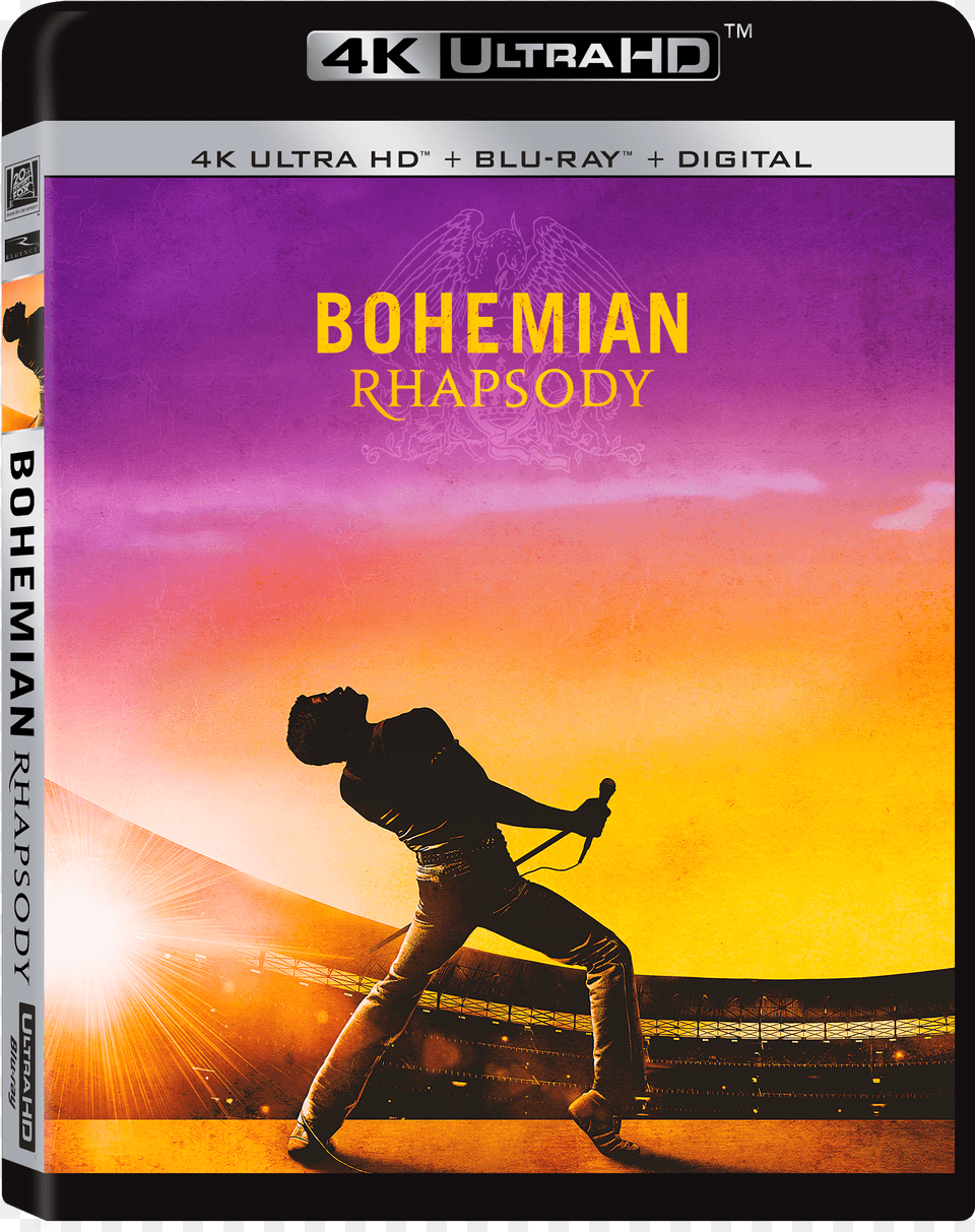 Bohemian Rhapsody 4k Ultra Hd Combo Pack Cover Bohemian Rhapsody 4k, Publication, Book, Person, Man Png Image