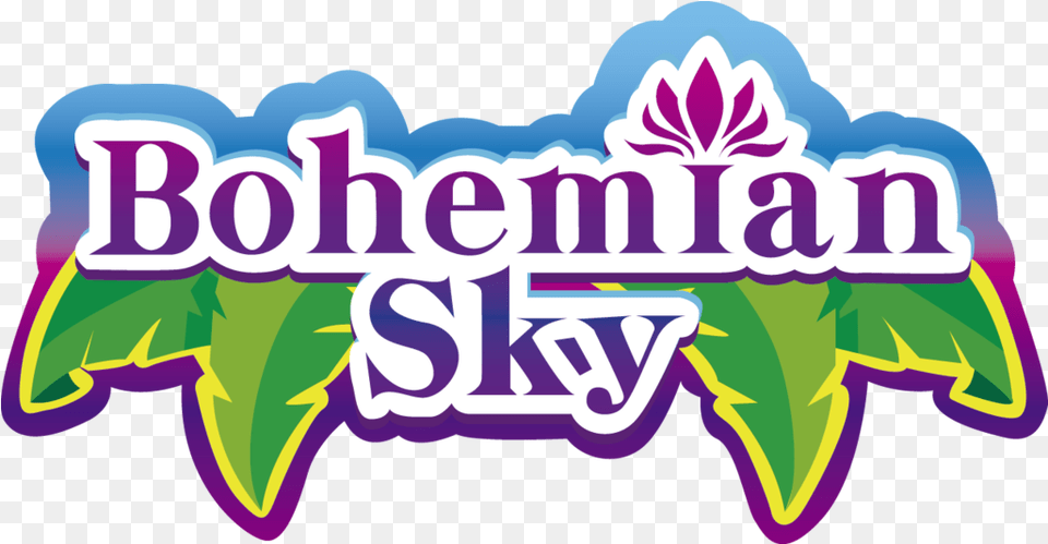 Bohemian Sky Logo Aikatsu Logo Brand Clipart Full Size Aikatsu Bohemian Sky Logo, Purple, Sticker, Art, Graphics Png