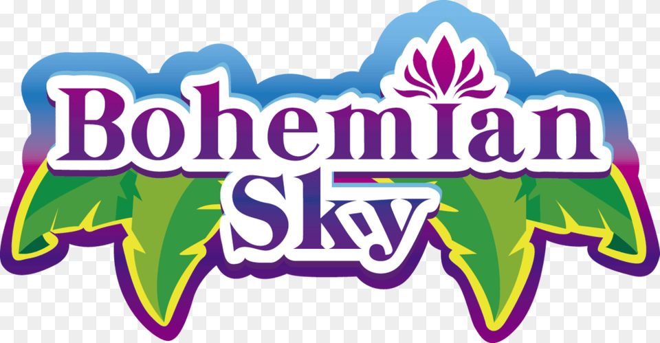 Bohemian Sky Logo Aikatsu Sora Bohemian Sky, Purple, Sticker, Art, Graphics Free Png Download