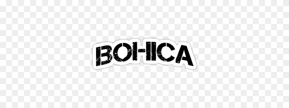 Bohica Bend Over Here It Comes Again Sticker Military Slang, Logo, Smoke Pipe Png