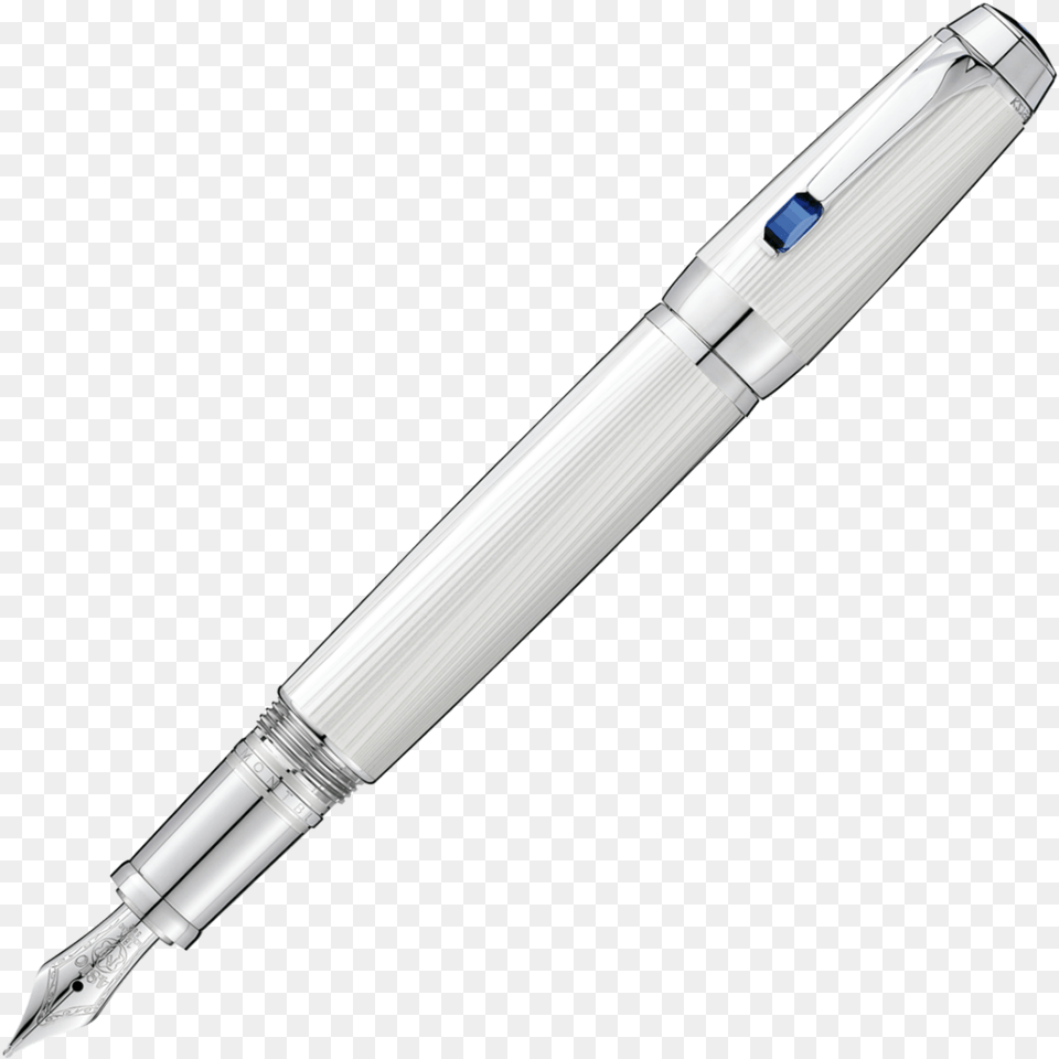 Bohme Blanche Fountain Pen F Nib Boheme Mont Blanc Blanche, Fountain Pen Free Png Download