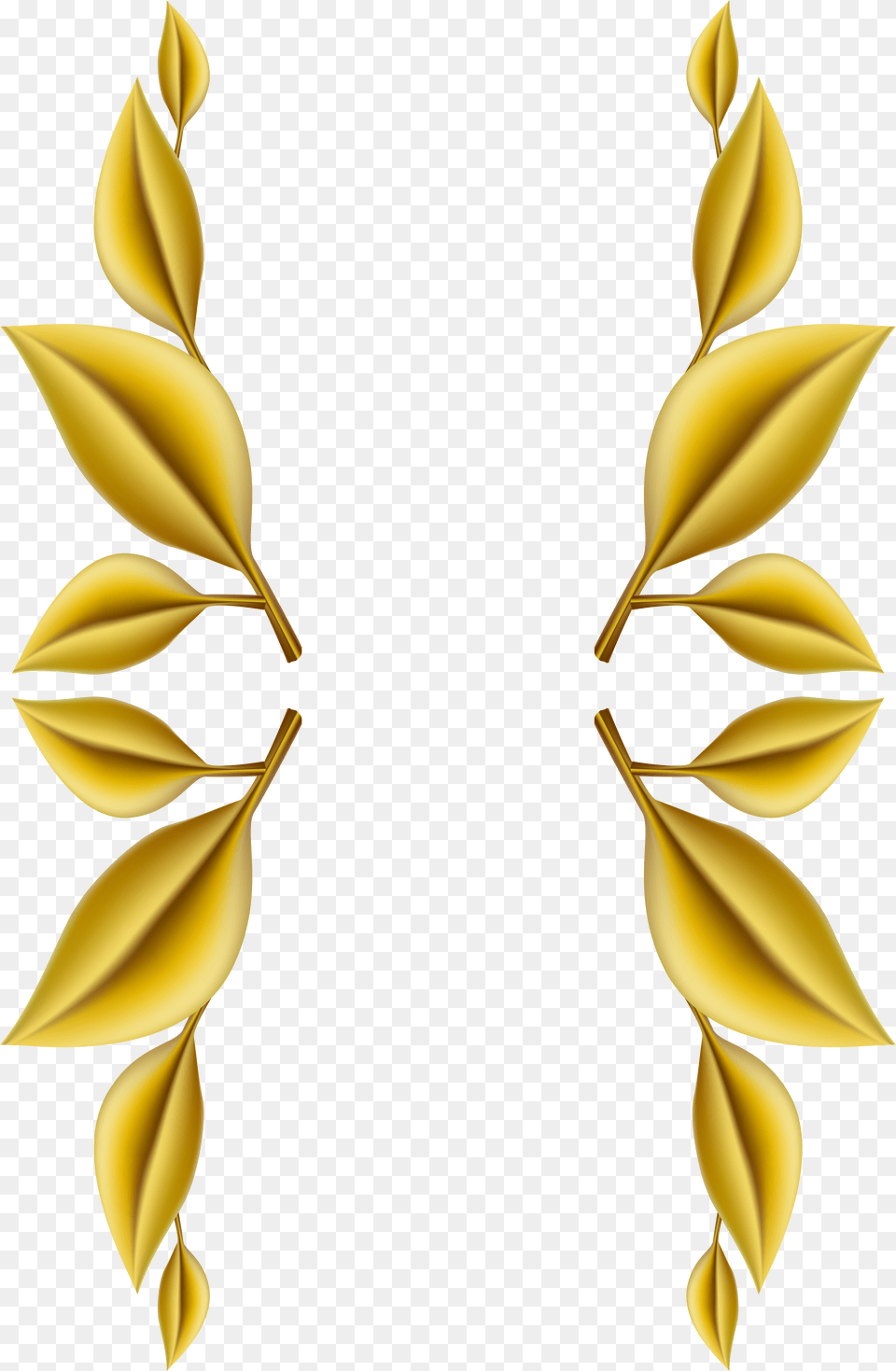 Boho Clipart Leaf Gold Leaves, Adult, Female, Person, Woman Png Image