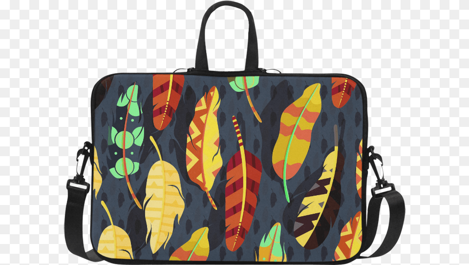 Boho Feather Nature Pattern Laptop Handbags 15 Carcasas Trompeta, Bag, Accessories, Handbag, Baggage Png