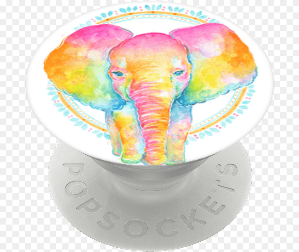 Boho Lila Popsockets Indian Elephant, Plate, Baby, Person, Animal Free Transparent Png