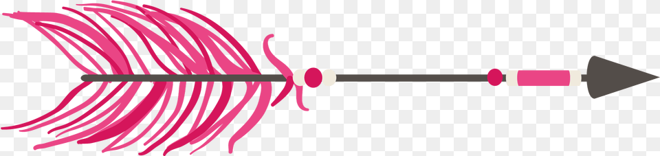 Boho Pink Arrow, Spear, Weapon Png Image