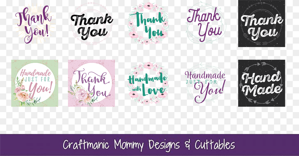 Boho Thank You Tags Example, Purple, Accessories, Jewelry, Necklace Free Png