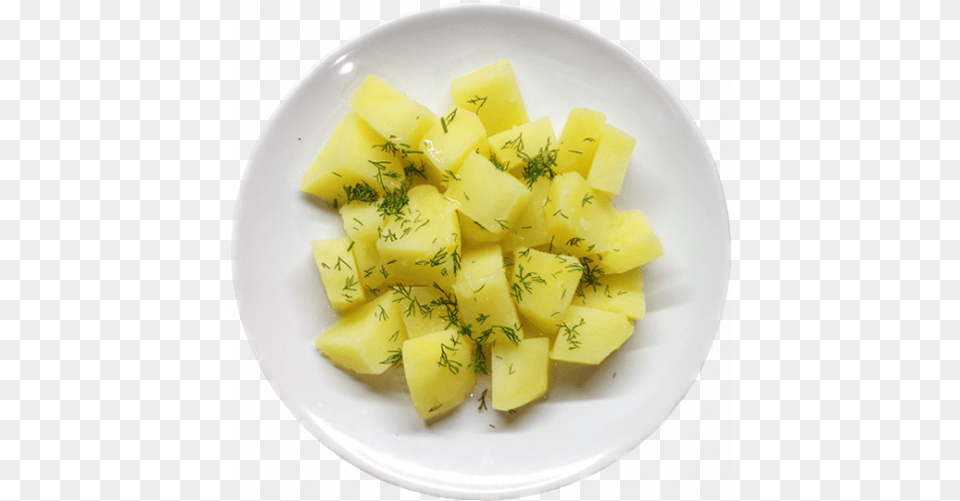 Boiled Potatoes Batata Harra, Plate, Food, Food Presentation, Seasoning Free Png