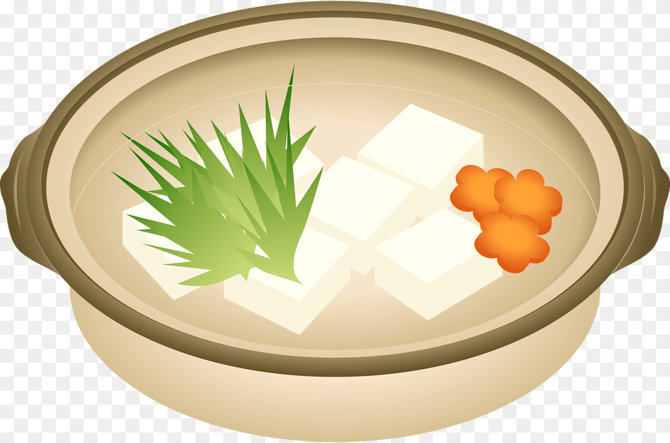 Boiled Tofu Japanese Food Clipart, Dish, Meal, Bowl, Hot Tub Png Image