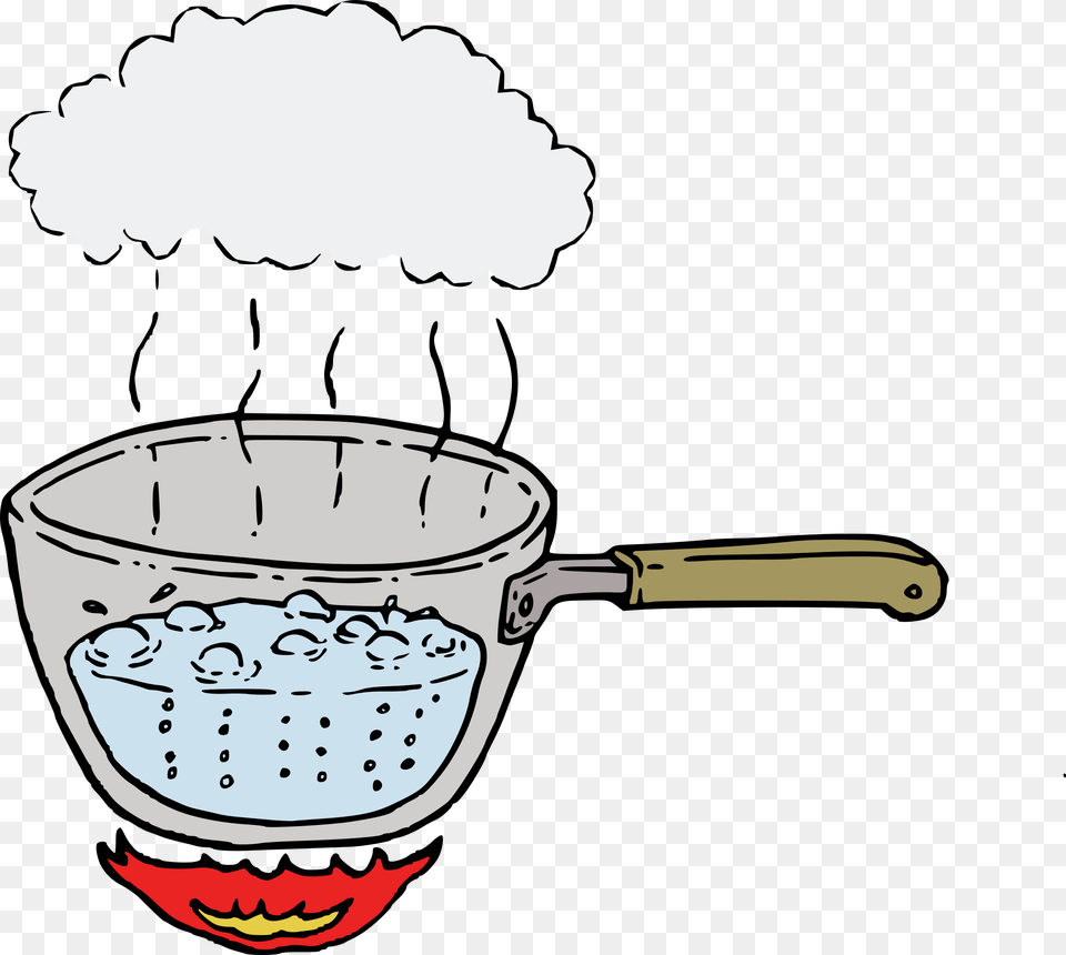 Boiling Boil Water Advisory Water Vapor Steam Boiling Water Clip Art, Cooking Pan, Cookware, Animal, Fish Free Png Download