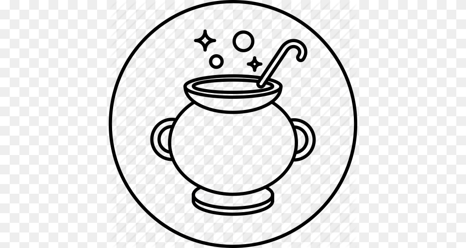 Boiling Brew Cooking Preparing Witches Icon, Jar, Pottery, Urn, Vase Free Png