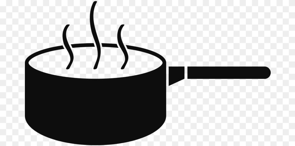 Boiling Pot Icon Clipart Download Black And White Pot Boiling Clipart, Cooking Pan, Cookware Png