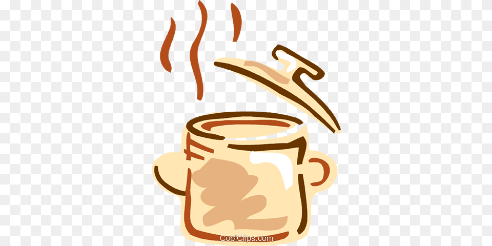 Boiling Pot Of Soup Royalty Vector Clip Art Illustration, Jar, Cup, Beverage, Coffee Free Transparent Png