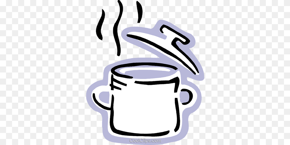 Boiling Pot Of Soup Royalty Vector Clip Art Illustration, Cup, Animal, Fish, Sea Life Free Transparent Png
