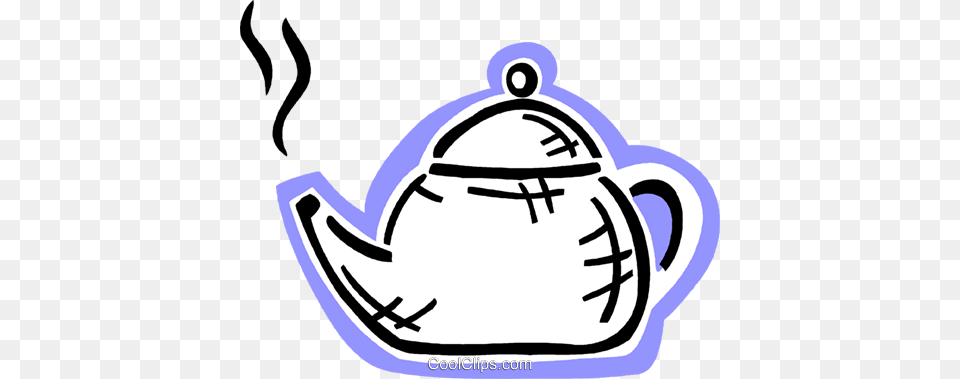 Boiling Teapot Royalty Free Vector Clip Art Illustration, Cookware, Pot, Pottery, Ammunition Png Image
