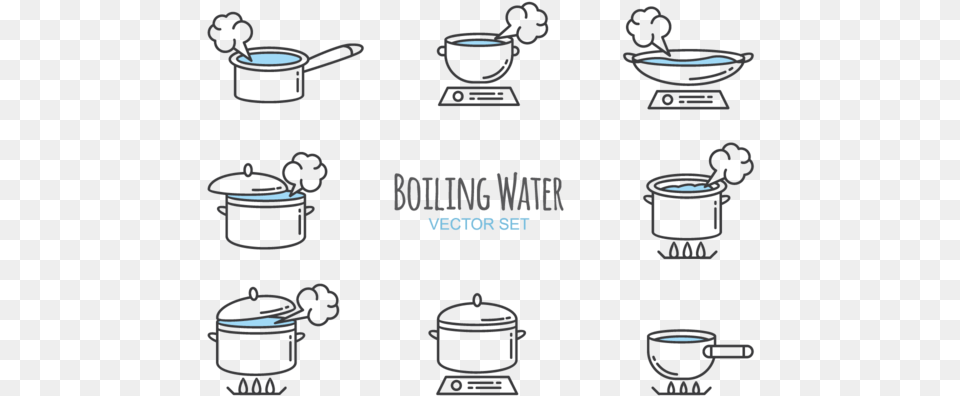 Boiling Water Icons Vector Icon, Cookware, Pot Free Png