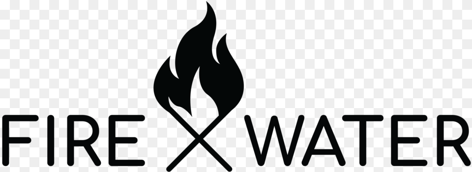 Boiling Water On Firewood Clipart Black And White Emblem, Logo Png Image