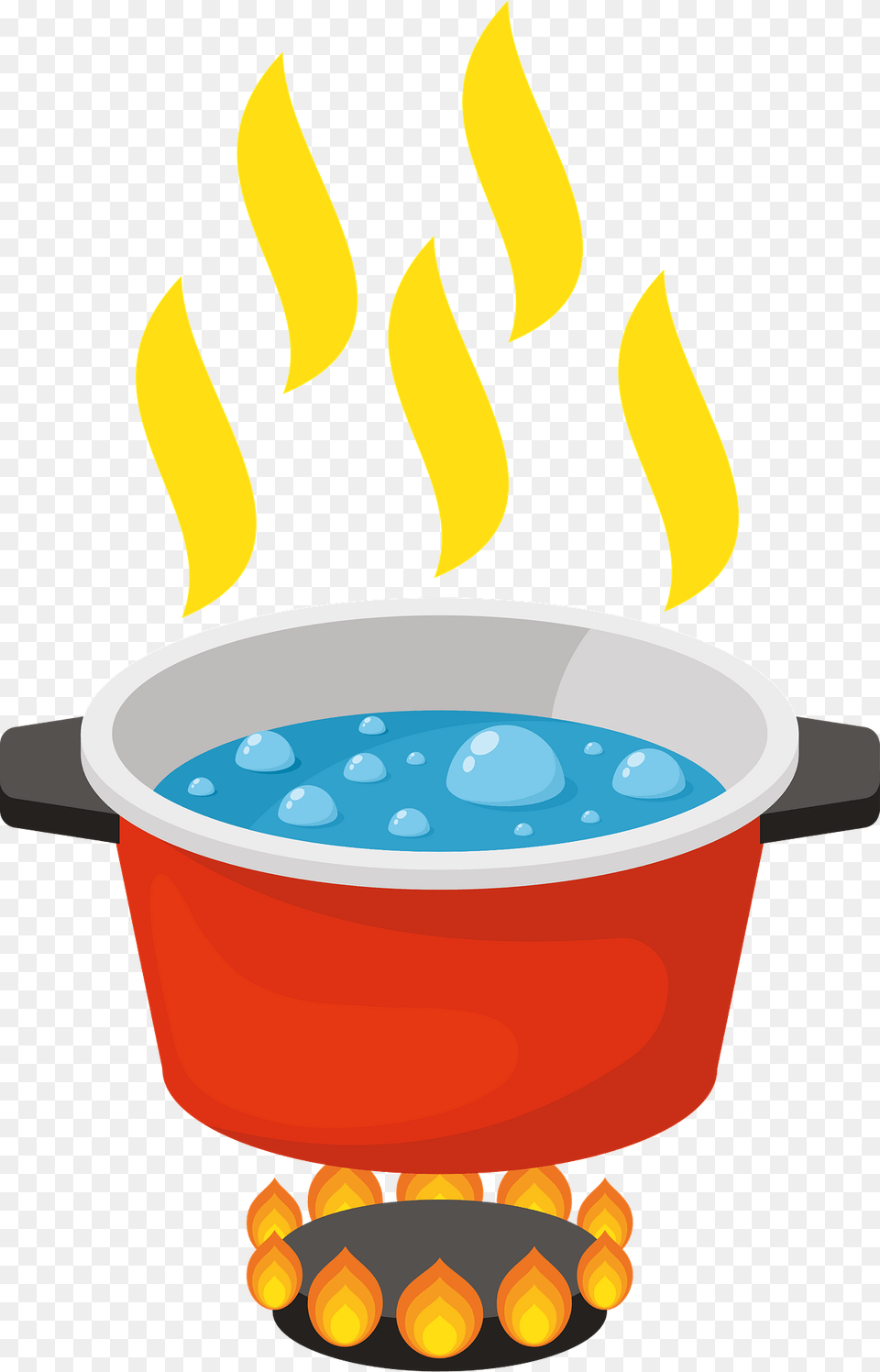 Boiling Water Pan Clipart, Tub, Cooking, Food, Meal Free Png Download