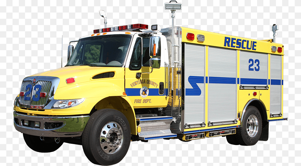 Boise Mobile Equipment Rescue Engine For Ventura Brush Fire Trucks Yellow, Transportation, Truck, Vehicle, Fire Truck Png