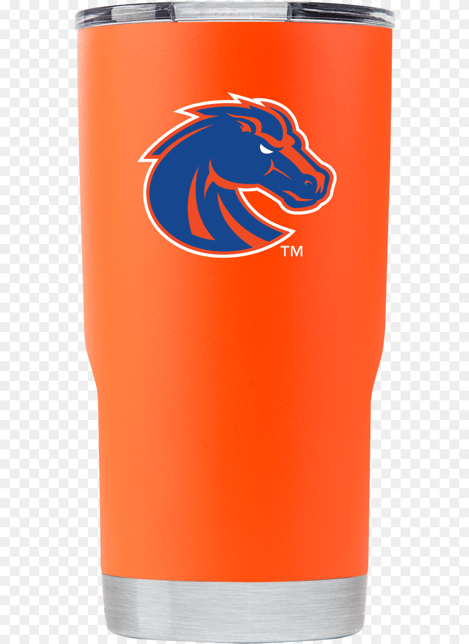 Boise State 20oz Orange Tumbler Cylinder, Glass, Alcohol, Beer, Beverage Free Transparent Png