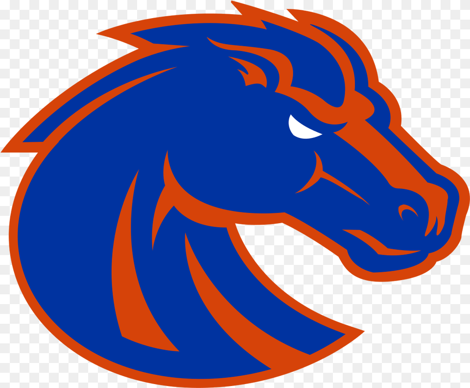 Boise State Broncos Logo, Animal, Mammal, Horse, Fish Free Transparent Png