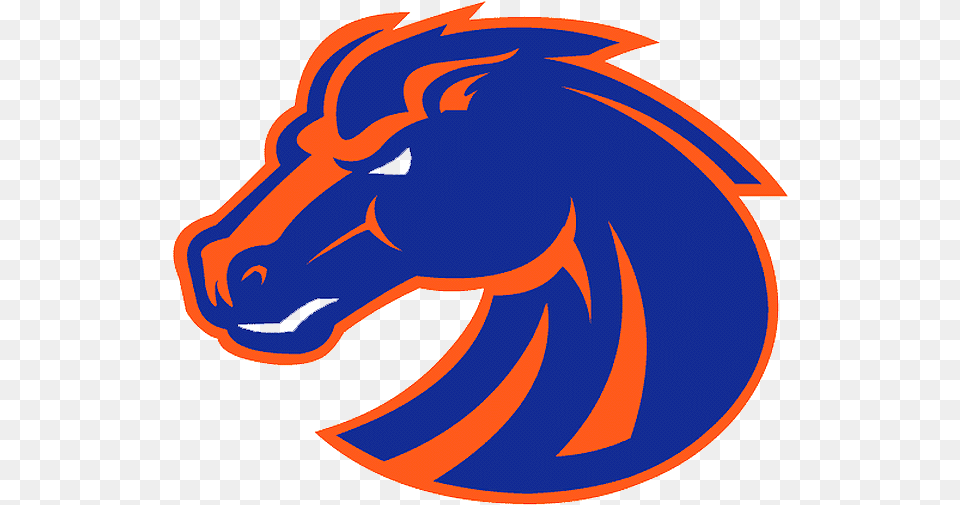 Boise State Broncos Logo Vector, Animal, Horse, Mammal, Fish Free Png Download