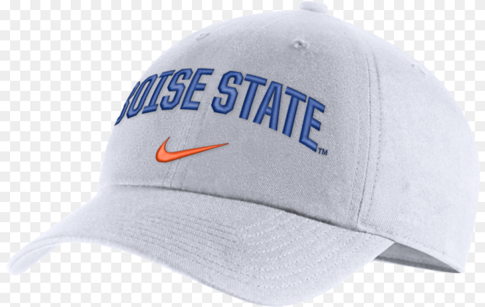 Boise State Broncos Nike H86 Arch Adj Hat White For Baseball, Baseball Cap, Cap, Clothing, Hardhat Free Png