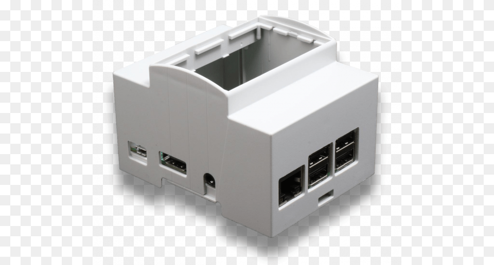 Boitier 4m Rail Din Pour Raspberry Pi B Pi 2 Pi Electronics, Computer Hardware, Hardware, Mailbox, Hub Free Png
