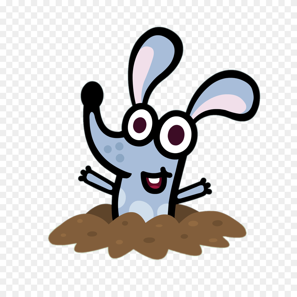 Boj The Bilby Coming Out Of The Ground, Animal, Mammal, Art, Cartoon Free Png Download