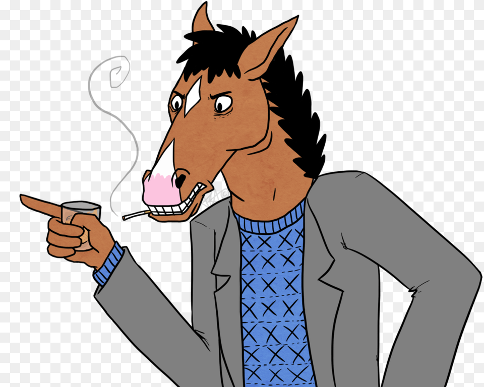 Bojack Horseman Person, Formal Wear, Accessories, Tie Png Image