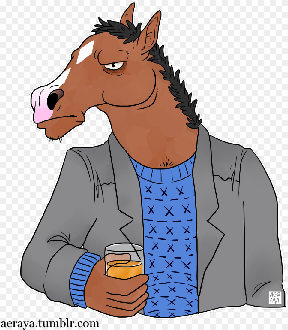 Bojack Horseman On Twitter Bojack Horseman, Accessories, Formal Wear, Person, Tie Png Image
