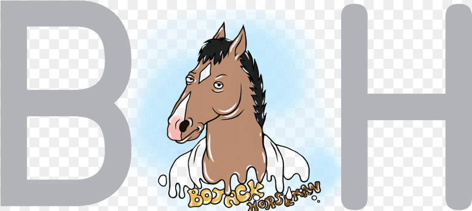 Bojack Horseman Tv Show Mane, Animal, Colt Horse, Horse, Mammal Free Png