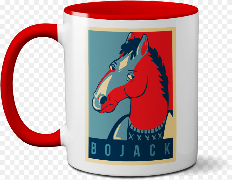 Bojack Tv Series Horseman Head Mug Bojack Horseman Cup, Beverage, Coffee, Coffee Cup, Person Free Png