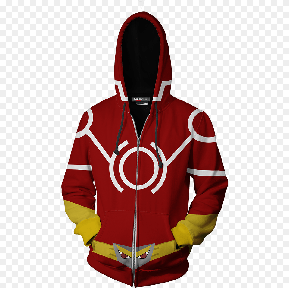 Boku No Hero Academia All Mighty Cosplay Zip Up Hoodie Sweatshirt, Clothing, Coat, Hood, Jacket Free Transparent Png