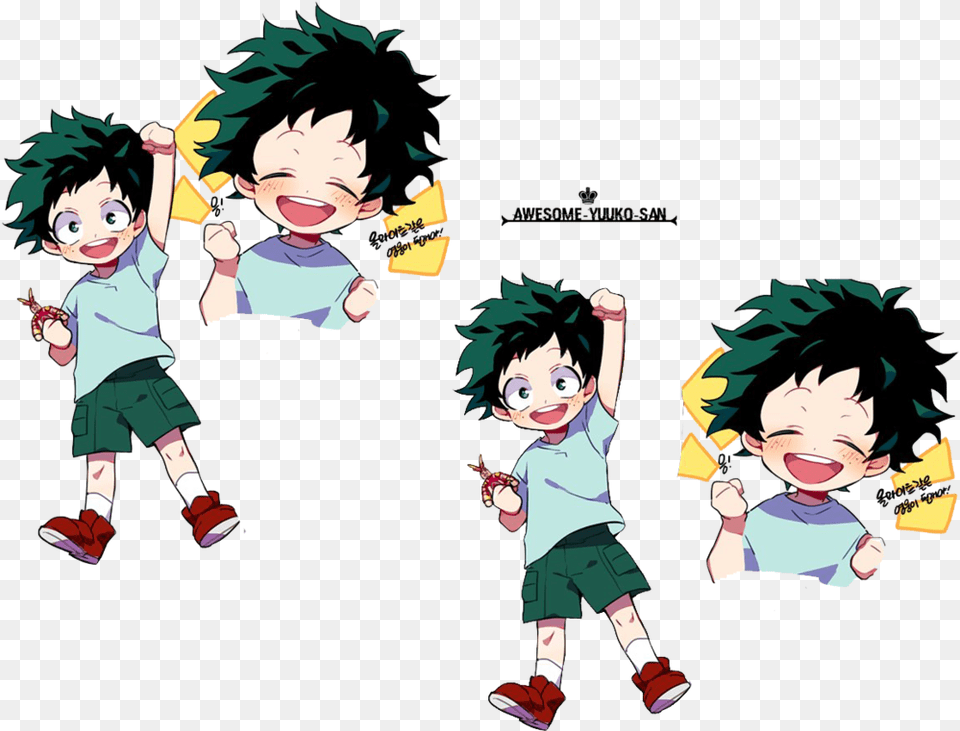 Boku No Hero Academia Izuku Midoriya Render By Awesome Boku Hero Academia Izuku, Book, Publication, Comics, Baby Free Png