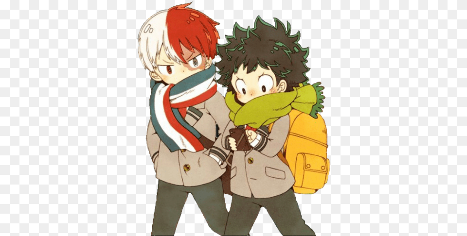 Boku No Hero Todoroki And Midoriya, Book, Comics, Publication, Baby Free Transparent Png