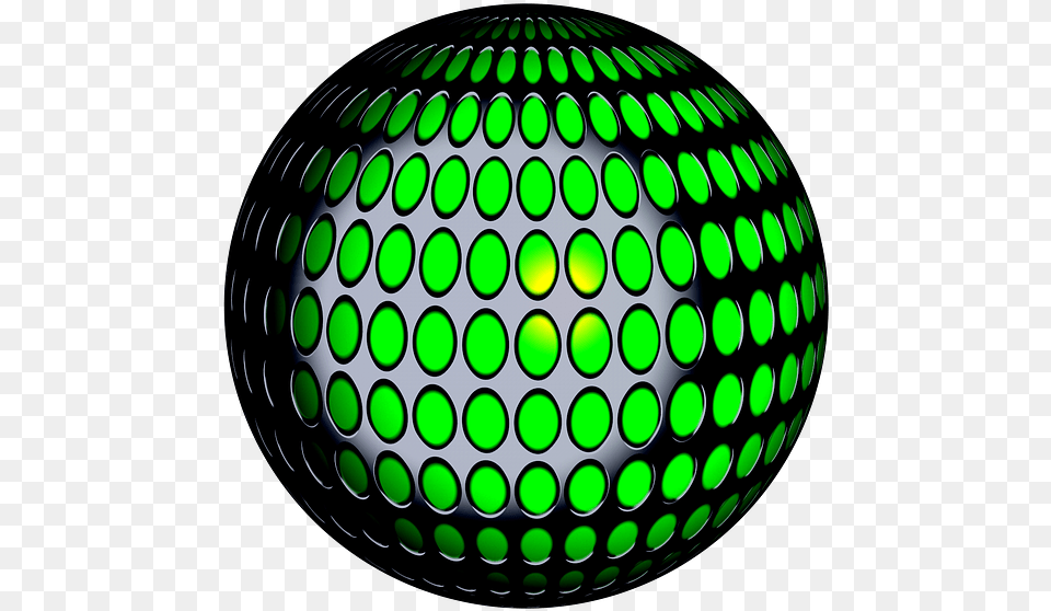 Bola De Luces, Sphere, Lighting, Ball, Golf Free Transparent Png